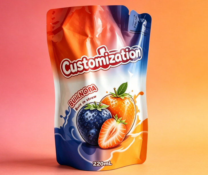 220ml Mango Fruit Puree Púitsí Tuí Insuite Málaí Pacáistithe Dí Clóbhuailte Saincheaptha
