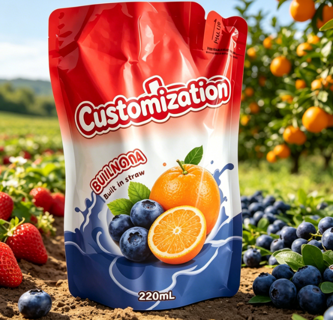220ml Mango Fruit Puree Púitsí Tuí Insuite Málaí Pacáistithe Dí Clóbhuailte Saincheaptha